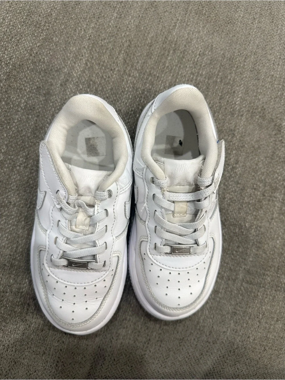 Kids White Low-Top Sneakers - Classic Everyday Style